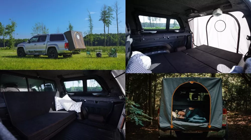  On the road with our foot pack tent - Road Ranger - Dr. Höhn GmbH