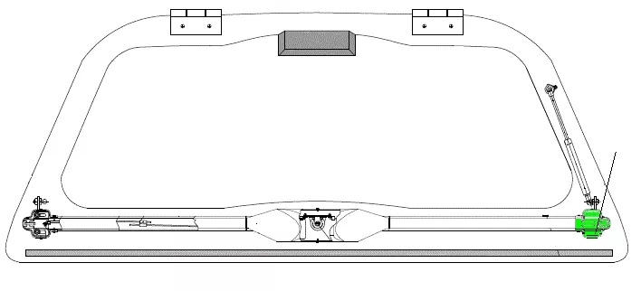  Road Ranger Riegel Abdeckung Satz Ersatzteile Hardtop