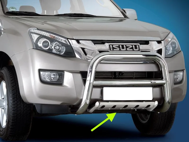 EU Unterfahrschutz aus Edelstahl