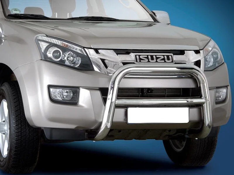 EU Personenschutzbügel aus Edelstahl 76 mm