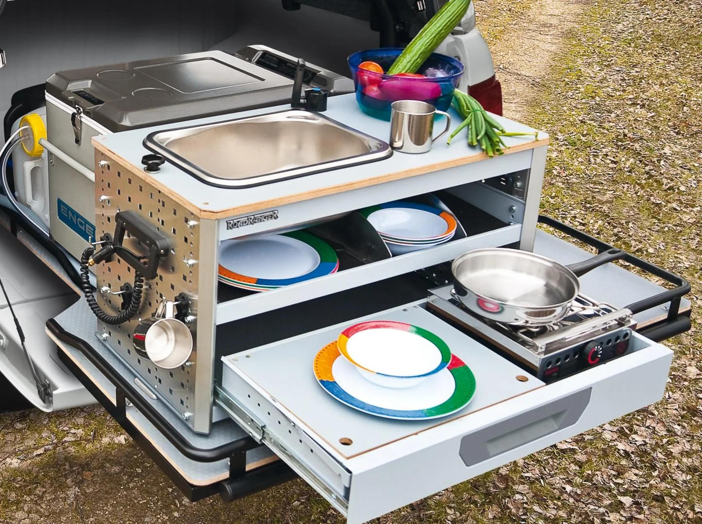 Barbecue Küchenmodul mit Spülbecken