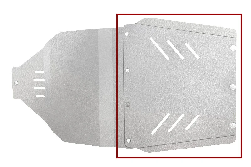 Unterfahrschutz Alu für Motor 5 mm