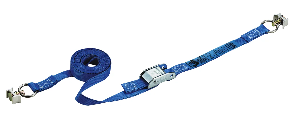 Zurrgurte mit AJ Single Fitting Fb: blau
