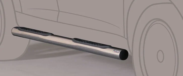 Schwellerrohre rund mit Tritt-Auflage