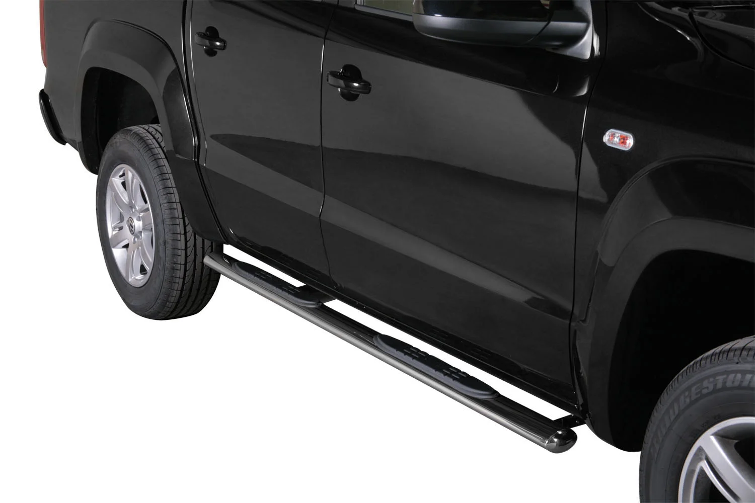 Schwellerrohre oval mit Tritt-Auflage