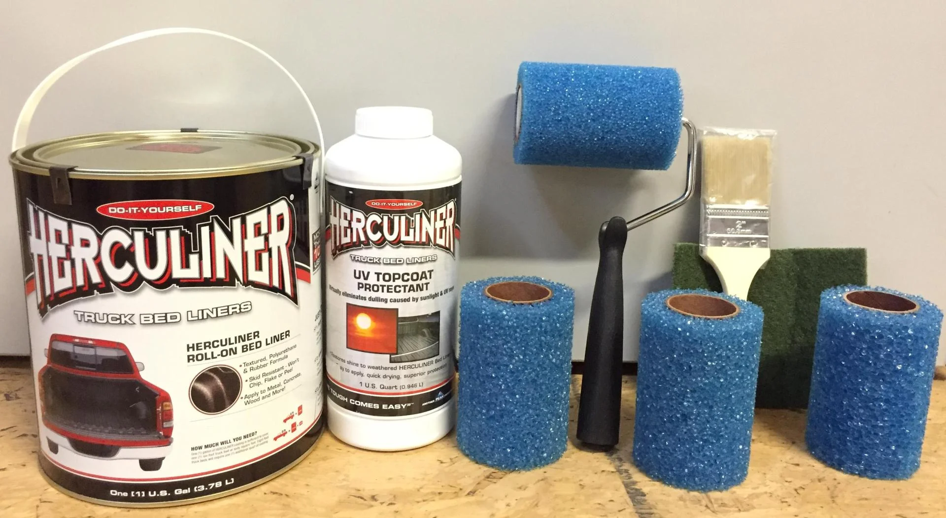 Laderaumbeschichtung Herculiner 7m² schwarz inkl. UV Schutz