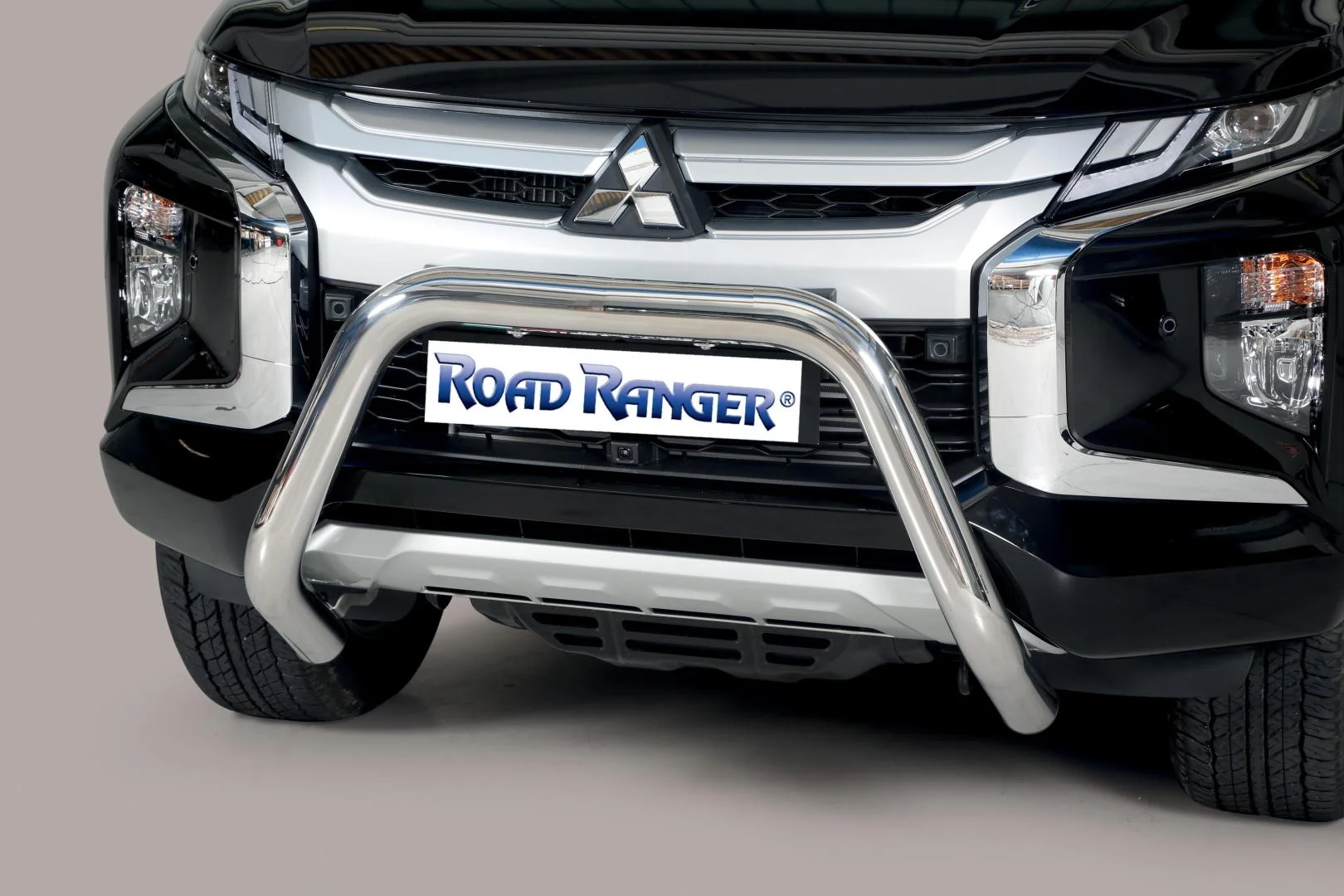 EU Personenschutzbügel aus Edelstahl 76 mm