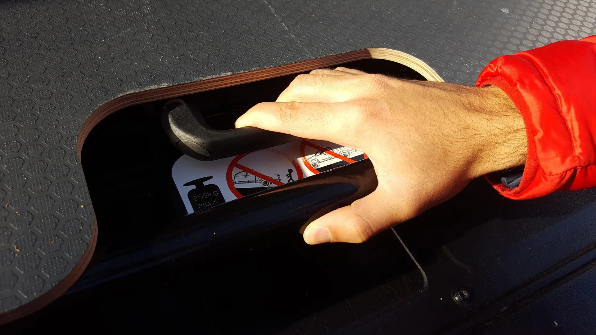 Ausziehbare Ladefläche