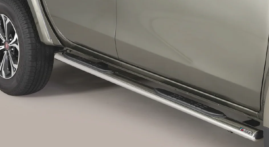 Schwellerrohre oval mit Tritt-Auflage