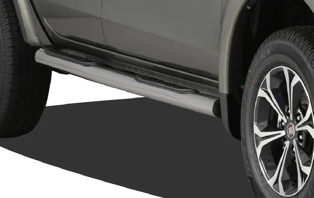 Schwellerrohre rund mit Tritt-Auflage