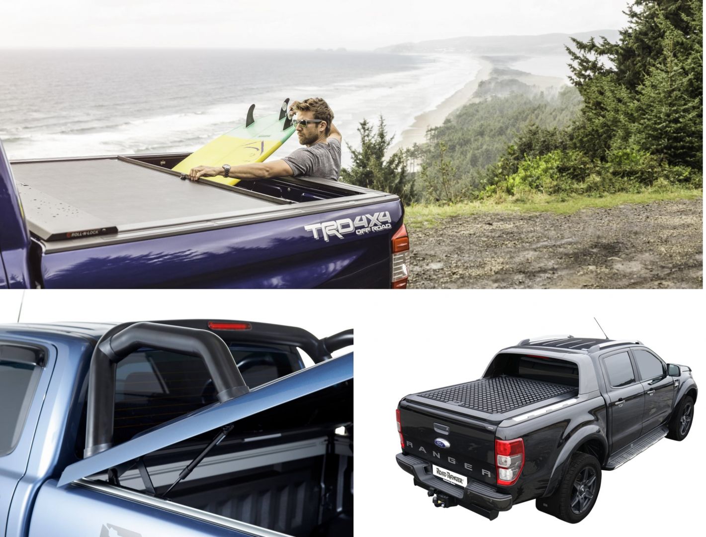 All truck bed covers for the Ford Ranger